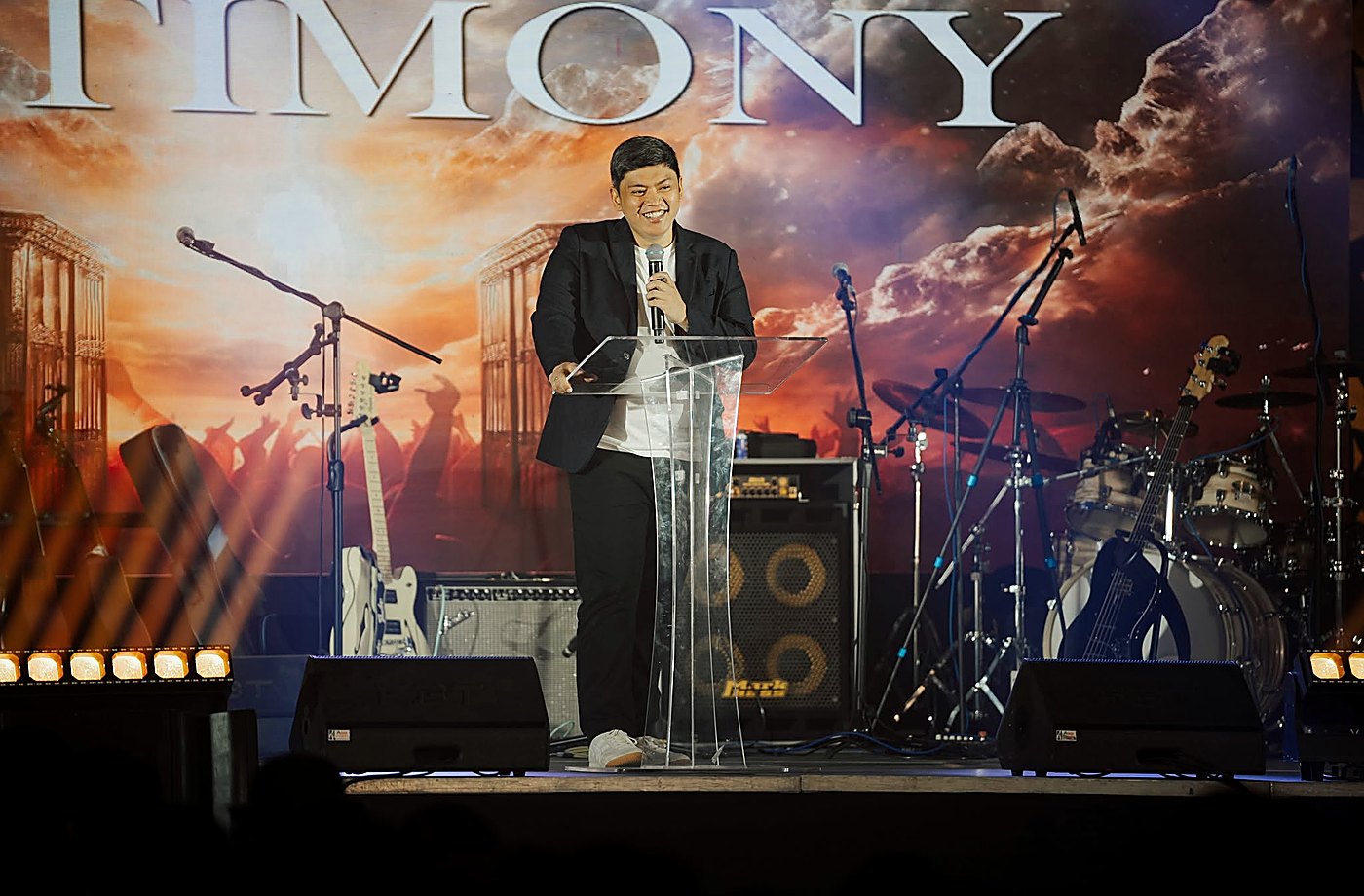 Pastor speaking at CLCC